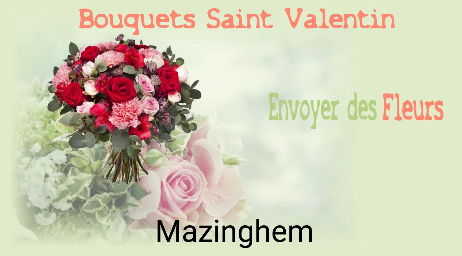 Roses de Saint-Valentin livrées à Mazinghem